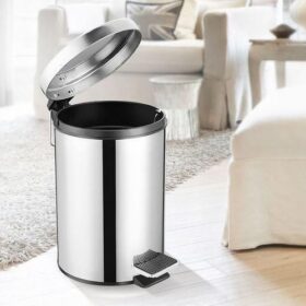 Keep your environment clean and germ-free with a Stainless Steel Pedal Bin. Designed for hygienic, hands-free waste disposal, it’s perfect for homes, offices, kitchens, hospitals, and hotels. Durable, rust-resistant, and easy to clean for everyday or commercial use.