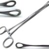 Foerster sponge forceps 10-inch surgical sponge clamp for secure handling of gauze and sponges. Ideal for general, gynecological, and abdominal procedures.