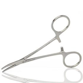 Halstead Mosquito Micro Forceps 5 Inch Curved – Delicate Microsurgical Hemostatic Clamp