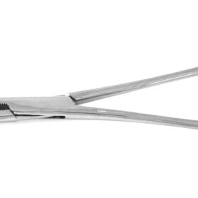 Kocher Hemostat Forceps 7" Straight feature serrated jaws with interlocking teeth for secure clamping of tough tissue and vessels during surgical procedures