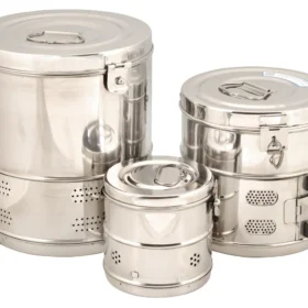 Stainless Steel Sterilizing Drums Set – Autoclave Dressing Drums