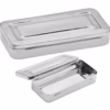 Medical-grade surgical stainless steel sterilization box designed for safe holding, autoclave sterilization, transport, and organized storage of surgical instruments in hospitals and clinics.