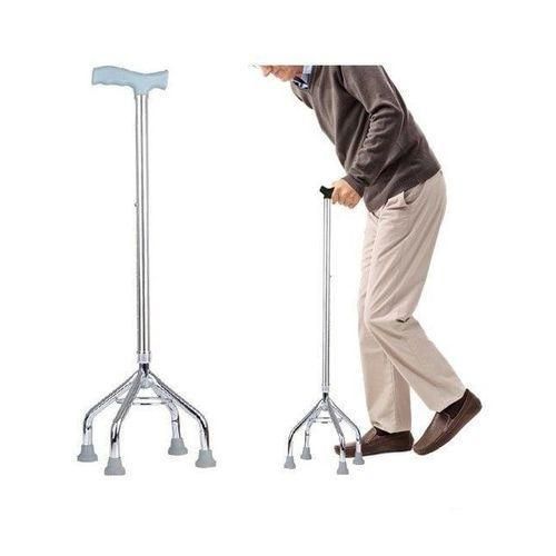 Quad Cane Walking Stick – Four-Legged Stability Cane for Balance, Recovery & Daily Mobility Improve balance and walking confidence with this quad cane walking stick. Four-legged base provides superior stability, weight support, and safety for seniors and individuals recovering from injury or managing mobility conditions.