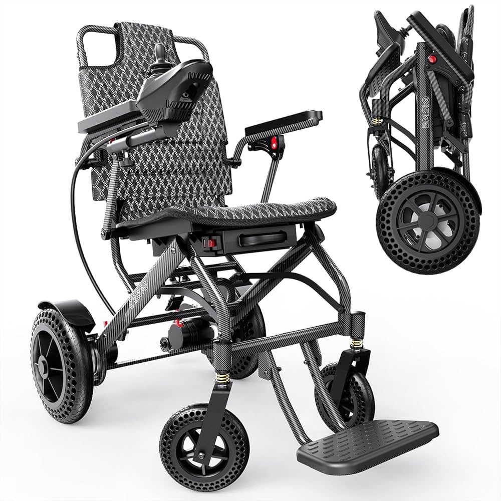 Verpal Foldable Electric Wheelchair – Lightweight Indoor & Outdoor Power Wheelchair for Adults and Seniors Verpal Foldable Electric Wheelchair – Lightweight Indoor & Outdoor Power Wheelchair for Adults and Seniors