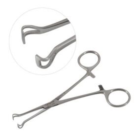 Babcock Tissue Forceps 8 Inch – Non-Perforating Ratcheted Surgical Grasping Instrument