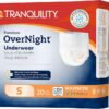Tranquility Premium OverNight Absorbent Underwear – Maximum Overnight Incontinence Protection