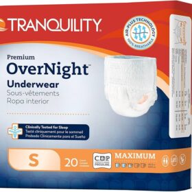 Tranquility Premium OverNight Absorbent Underwear – Maximum Overnight Incontinence Protection