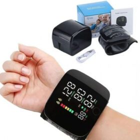 Digital Wrist Blood Pressure Monitor with Rechargeable Battery, Large Display & Irregular Heartbeat Detection