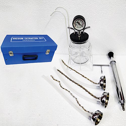 vacuum extrator Manual Vacuum Extractor Set for Assisted Delivery – Hand Pump Obstetric Suction Device with Stainless Steel Cups