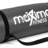Maximo Fitness High-Density NBR Yoga Mat – Non-Slip Exercise Mat with Carrying Strap (12mm / 15mm)