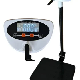 Digital Weight & Height Scale with BMI – 200kg Medical Body Measuring Scale