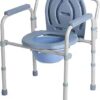 Commode Seat Chair – Adjustable Portable Toilet Seat for Elderly & Disabled Patients