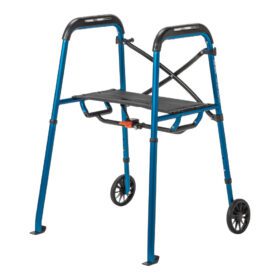 Drive Air-Go Lightweight Aluminum Walker | Foldable Height-Adjustable Mobility Walking Aid
