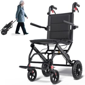 Buy the Ultra-Lightweight Foldable Transport Wheelchair featuring a durable aluminum frame, compact folding design, comfortable seating, and smooth maneuverability. Ideal for adults, seniors, hospitals, rehabilitation, travel, and home healthcare across Nigeria.